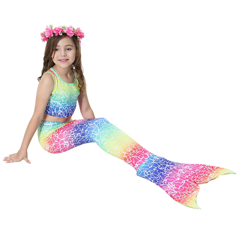 Girls Swimming Mermaid Tails with Flipper Children Bathing Suit sets Swimmable Mermaid Tail Cosplay Costume Child Kids Girls
Girls Swimming Mermaid Tails with Flipper Children Bathing Suit sets Swimmable Mermaid Tail Cosplay Costume Child Kids Girls