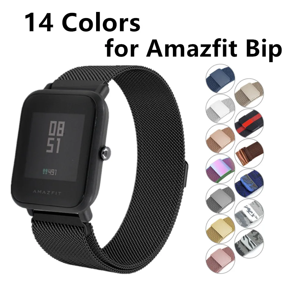 22mm 20mm Watch Strap for Amazfit Bip Band for Galaxy Watch 46mm 42mm Gear S2 S3 Stainless Steel Band Milanese Loop Accessories
22mm 20mm Watch Strap for Amazfit Bip Band for Galaxy Watch 46mm 42mm Gear S2 S3 Stainless Steel Band Milanese Loop Accessories