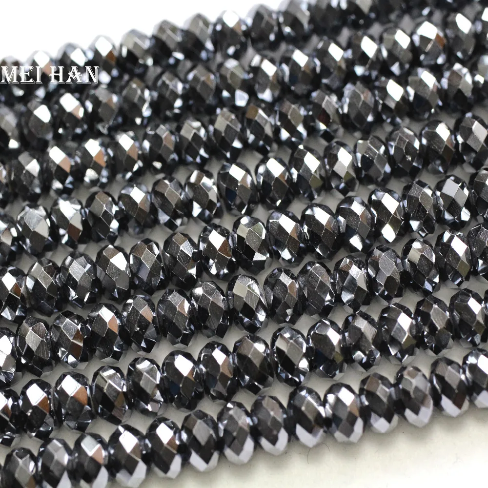 Meihan Fashion terahertz 4*6.5mm faceted rondelle loose beads for jewelry making design DIY bracelet & necklace
Meihan Fashion terahertz 4*6.5mm faceted rondelle loose beads for jewelry making design DIY bracelet & necklace