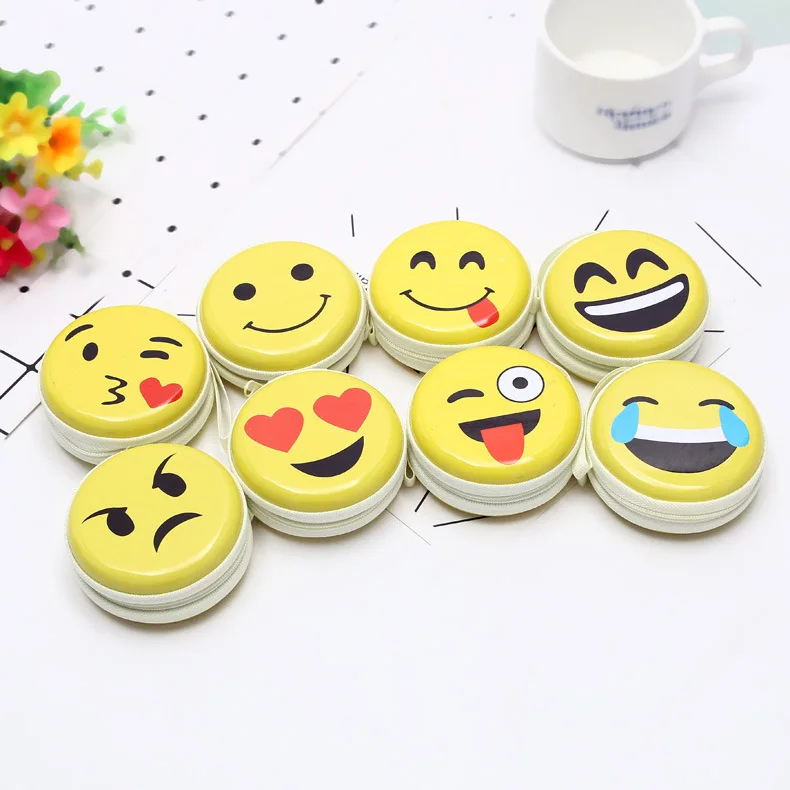 Lovely Expression Portable Mini Round Hard Storage Case Bag for Earphone Headphone SD TF Cards Coin Bag Metal Box Spot
Lovely Expression Portable Mini Round Hard Storage Case Bag for Earphone Headphone SD TF Cards Coin Bag Metal Box Spot