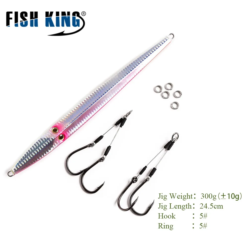 FISH KING приманка для джиггинга, металлическая жесткая приманка, приманка для окуня, плавающая приманка с крючками, искусственная приманка для джига, рыболовные аксессуары
FISH KING приманка для джиггинга, металлическая жесткая приманка, приманка для окуня, плавающая приманка с крючками, искусственная приманка для джига, рыболовные аксессуары