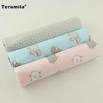 Teramila 40cmx50cm 100% Cotton Fabric Printed Sheep Cartoon Pattern Twill Patchwork Bundle for Sewing Dolls Toys Fat Quarters
Teramila 40cmx50cm 100% Cotton Fabric Printed Sheep Cartoon Pattern Twill Patchwork Bundle for Sewing Dolls Toys Fat Quarters