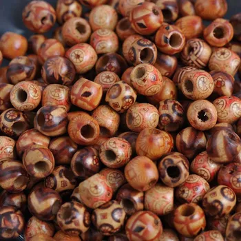 Mixed Pattern Printed Wooden Round Ball Big Hole Beads Fit Jewelry Handmake 11x12mm 100pcs MZ0050
Mixed Pattern Printed Wooden Round Ball Big Hole Beads Fit Jewelry Handmake 11x12mm 100pcs MZ0050