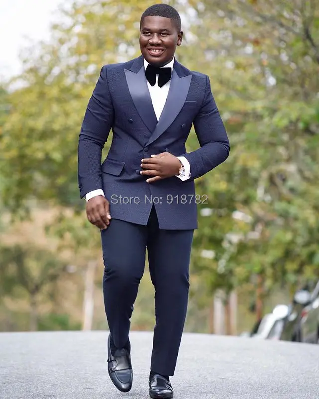 Navy Blue Formal Suit Men Double Breasted Slim Fit 2018 New Design Custom Made 2 Pieces Wedding Suit For Men Groom Suits Tuxedo
Navy Blue Formal Suit Men Double Breasted Slim Fit 2018 New Design Custom Made 2 Pieces Wedding Suit For Men Groom Suits Tuxedo