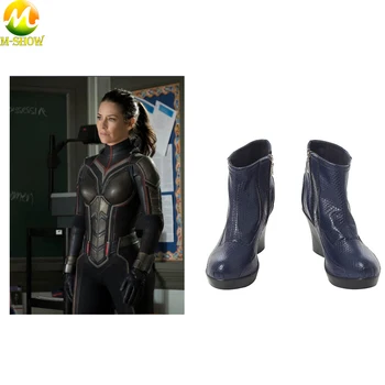 Women Ant-Man And The Wasp Cosplay Boots Blue PU Leather Boots Women Fashion Wedge Shoes For Halloween
Women Ant-Man And The Wasp Cosplay Boots Blue PU Leather Boots Women Fashion Wedge Shoes For Halloween