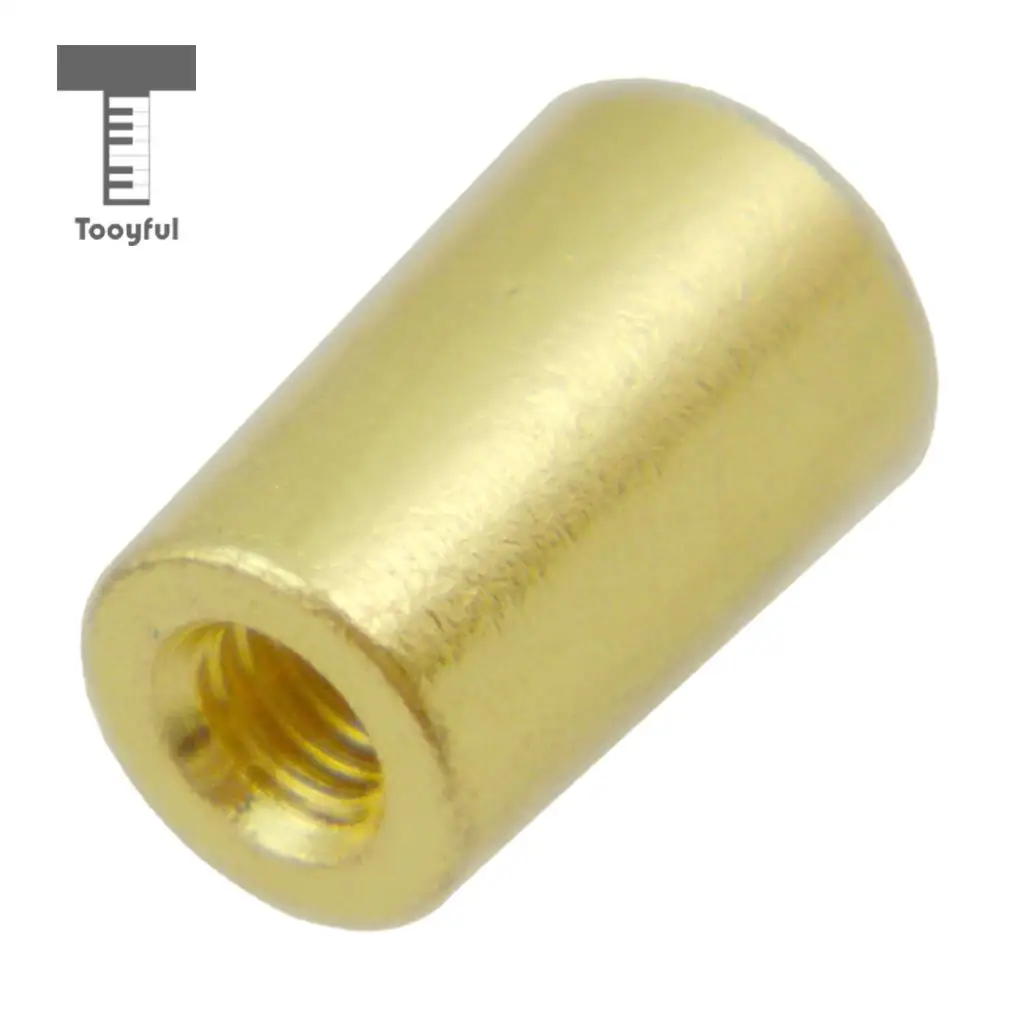 Tooyful 3Pcs Internal Thread 4mm Brass 3 Way Toggle Switch Knobs Cap Tip Button for LP Electric Guitar Parts Replacements