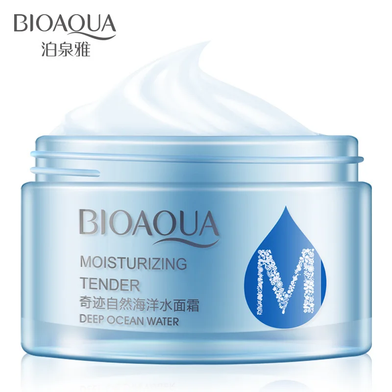 BIOAQUA Brand Natural Sea Water Moisturizing Cream Skin Care Whitening Face Cream Hydrating Anti Wrinkle Anti-Aging Lotion 50g
BIOAQUA Brand Natural Sea Water Moisturizing Cream Skin Care Whitening Face Cream Hydrating Anti Wrinkle Anti-Aging Lotion 50g