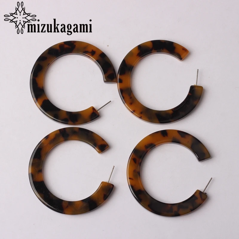 Acrylic Resin Marbled Earring Leopard Big Round Earrings Women Tortoise Shell Jewelry
Acrylic Resin Marbled Earring Leopard Big Round Earrings Women Tortoise Shell Jewelry