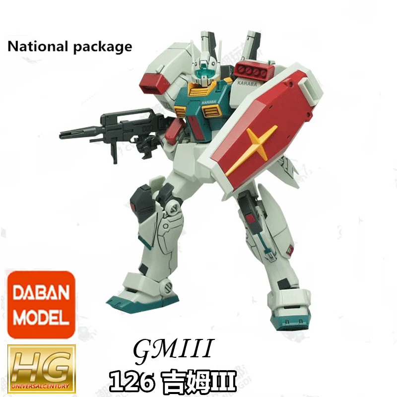 Daban Model 1/144 HGUC 126 RGM-86R GM-III G Gundam brinquedo Mobile Suit Assembly Model Kits Anime action figure
Daban Model 1/144 HGUC 126 RGM-86R GM-III G Gundam brinquedo Mobile Suit Assembly Model Kits Anime action figure