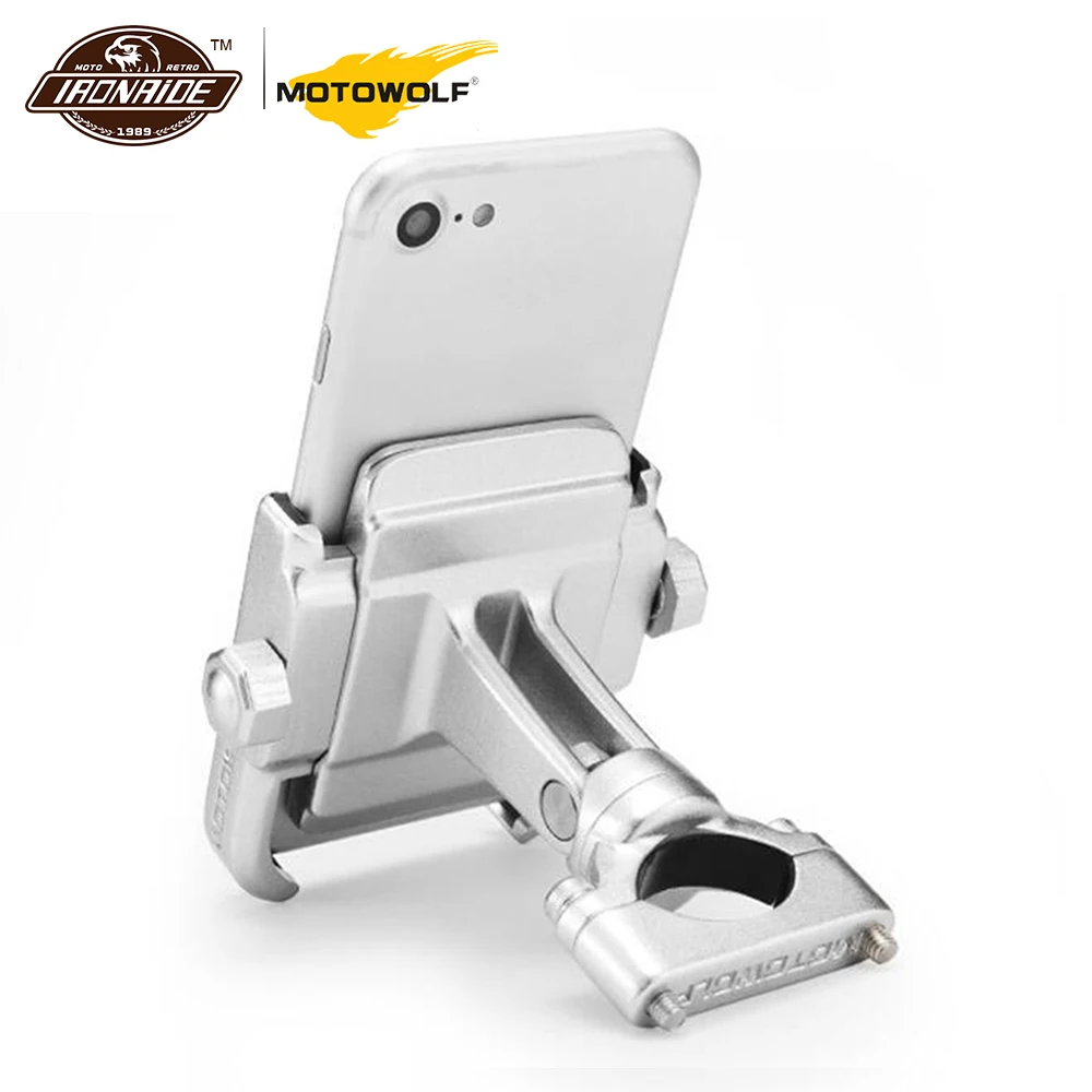 MOTOWALF Universal Motorcycle Phone Holder 360 Degree Rotating Aluminum Alloy Bicycle Bracket for iPhone X Phone Sumsung
MOTOWALF Universal Motorcycle Phone Holder 360 Degree Rotating Aluminum Alloy Bicycle Bracket for iPhone X Phone Sumsung