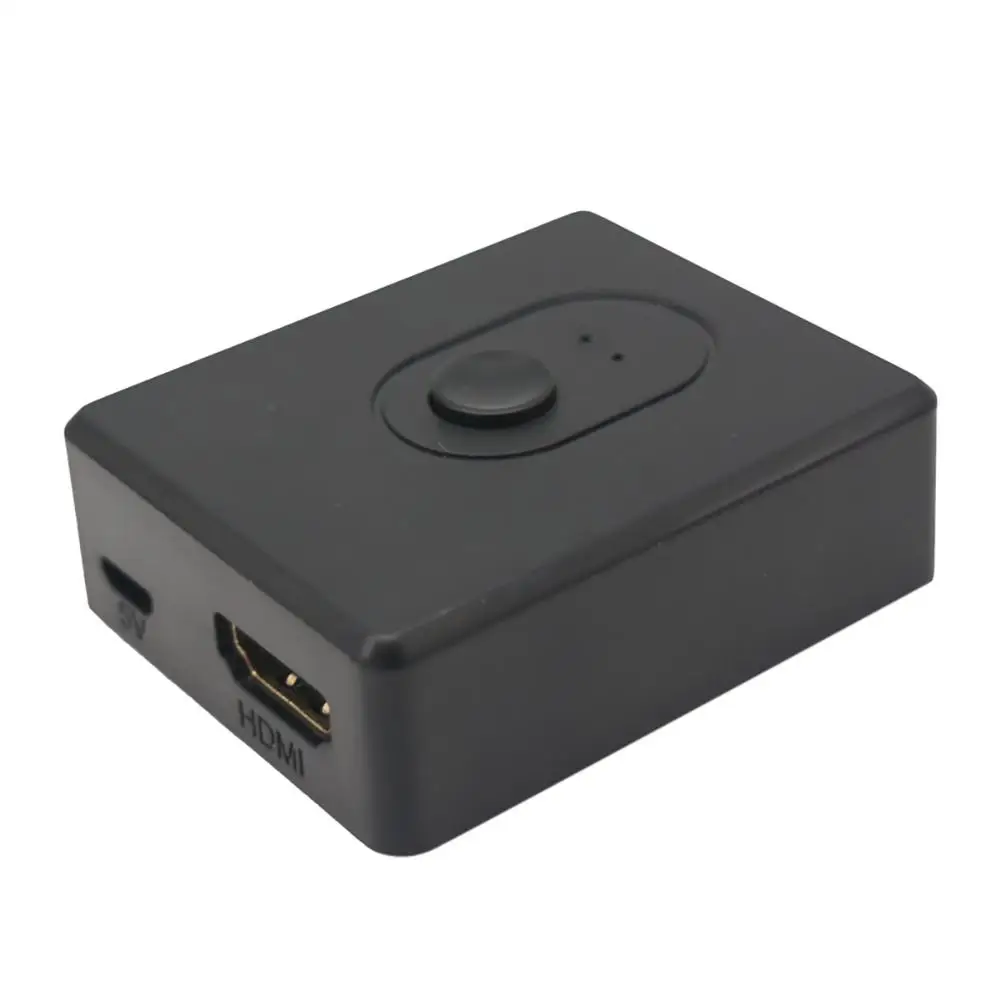 HDMI Splitter Switch Bidirectional 2 Input to 1 Output 4K 3D 1080p HDCP Passthrough HDMI HDTV Blu-Ray Player DVD DVR
HDMI Splitter Switch Bidirectional 2 Input to 1 Output 4K 3D 1080p HDCP Passthrough HDMI HDTV Blu-Ray Player DVD DVR