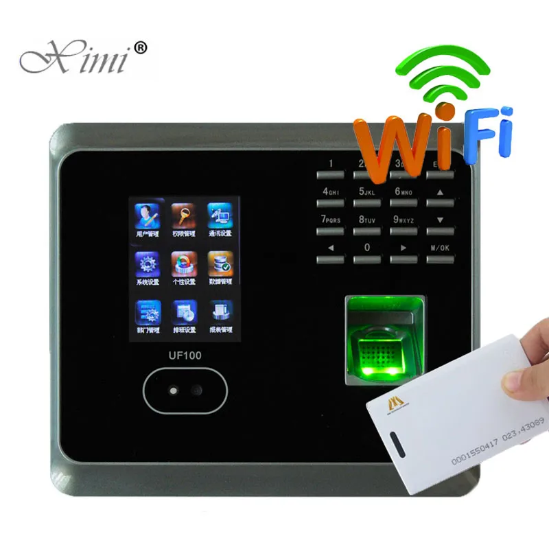 ZK UF100 Plus Biometric Face And Fingerprint Time Attendance With RFID Card Reader WIFI Face Time Clock Employee Time Attendance
ZK UF100 Plus Biometric Face And Fingerprint Time Attendance With RFID Card Reader WIFI Face Time Clock Employee Time Attendance