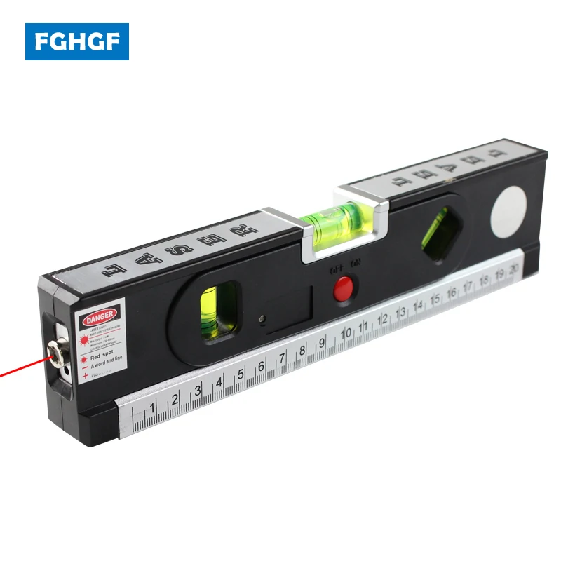 FGHGF Multi-function Blister Laser Levels Aligner Ruler Horizon Vertical Magnetic Measuring Tool Tape Marking Lines
FGHGF Multi-function Blister Laser Levels Aligner Ruler Horizon Vertical Magnetic Measuring Tool Tape Marking Lines