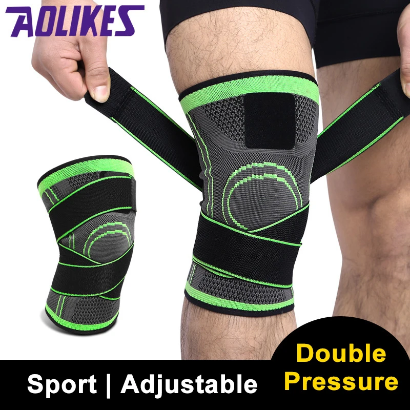 Aolikes 2018 Knee Protect 3D Weaving Pressurization Knee Pad Sport Professional Protective Basketball Hiking Cycling Safety
Aolikes 2018 Knee Protect 3D Weaving Pressurization Knee Pad Sport Professional Protective Basketball Hiking Cycling Safety
