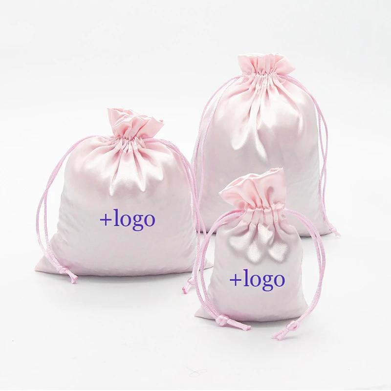 Satin Drawstring Bag Smooth Elastic Silk Jewelry/Cosmetic/Gift/Hair Bundles Extension Packaging Pouch Custom Logo/Size Print 100
Satin Drawstring Bag Smooth Elastic Silk Jewelry/Cosmetic/Gift/Hair Bundles Extension Packaging Pouch Custom Logo/Size Print 100