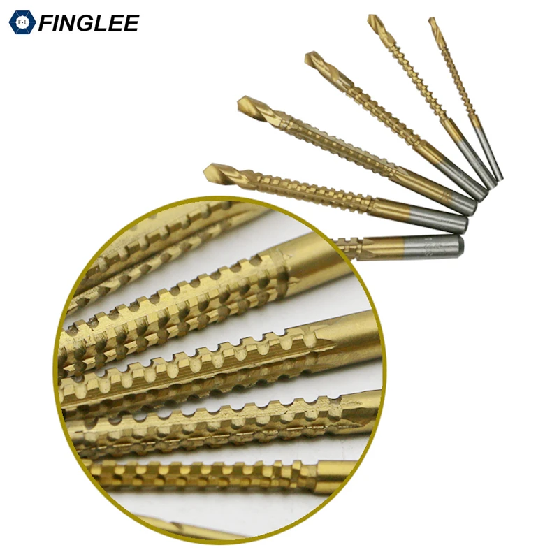 6Pcs Electric Drill Saw Set HSS Steel Titanium Coated Woodworking Wood Twist Drill Bit 3/4/5/6/6.5/8mm for Drilling Power tools
6Pcs Electric Drill Saw Set HSS Steel Titanium Coated Woodworking Wood Twist Drill Bit 3/4/5/6/6.5/8mm for Drilling Power tools