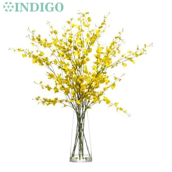 INDIGO- 5pcs/Lot Yellow Little Dancing-lady Orchids Decorative Flower Silk Flowers Wedding Table Party Display
INDIGO- 5pcs/Lot Yellow Little Dancing-lady Orchids Decorative Flower Silk Flowers Wedding Table Party Display