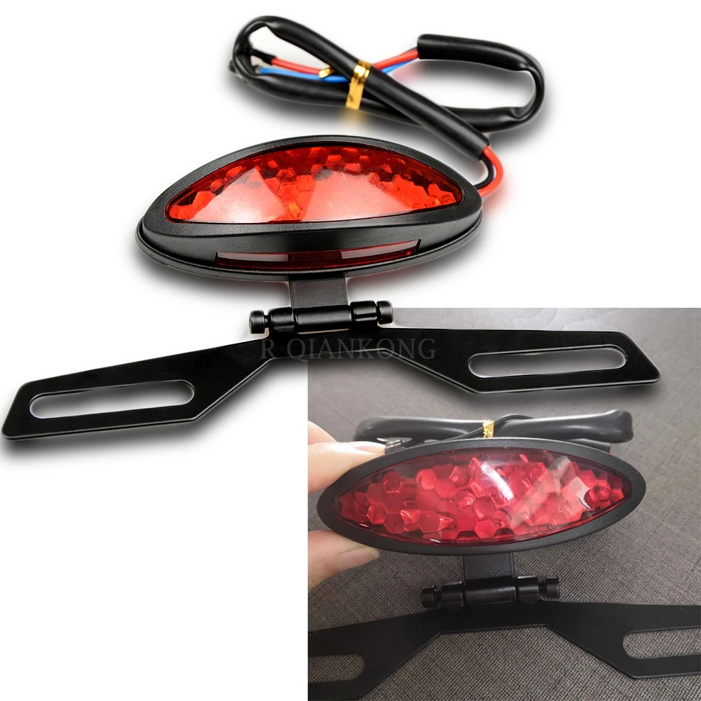 Motorcycle Tail Light LED Integrated Brake Turn Signal Light Amber Motorbike License Plate Lamp Indicators For ktm ducati suzuki
Motorcycle Tail Light LED Integrated Brake Turn Signal Light Amber Motorbike License Plate Lamp Indicators For ktm ducati suzuki