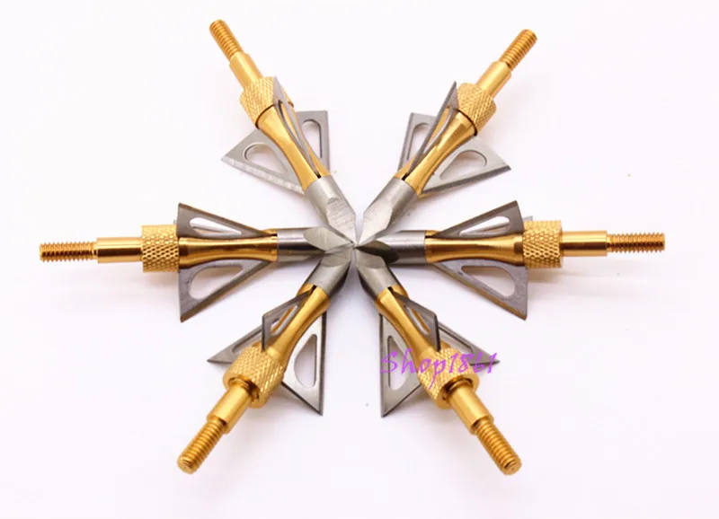 Free shipping 6PCS Ultra Sharp 3-blades Fixed Stainless Blade Hunting Arrow Head Broadheads Archery 6PCS
Free shipping 6PCS Ultra Sharp 3-blades Fixed Stainless Blade Hunting Arrow Head Broadheads Archery 6PCS