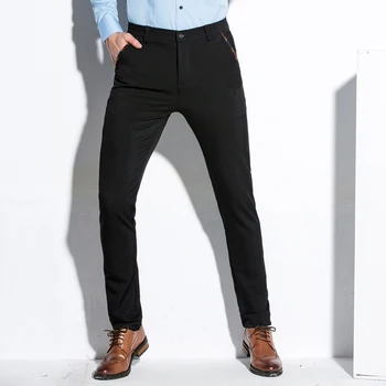 Elasticity Mens Suit Pants Size 28-38 Black Wine Red Business Casual Men Trousers Slim Comfortable Popular pants men
Elasticity Mens Suit Pants Size 28-38 Black Wine Red Business Casual Men Trousers Slim Comfortable Popular pants men