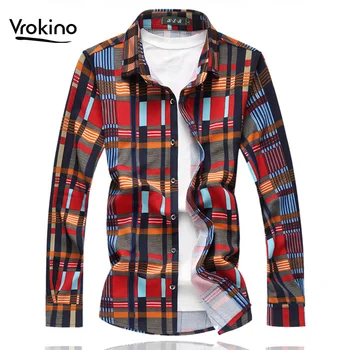 VROKINO New Brand Listed In Spring and Autumn of 2019 Fashion Men's Shirt Business Leisure Lattice Elastic Force Large Size Shir
VROKINO New Brand Listed In Spring and Autumn of 2019 Fashion Men's Shirt Business Leisure Lattice Elastic Force Large Size Shir