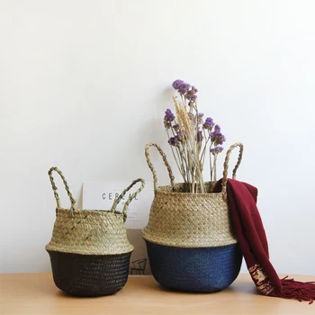 Storage Basket Seagrass Wicker Hanging Baskets Flower Pot Baskets Storage Flower Home organizadores ropa interior laundry basket
Storage Basket Seagrass Wicker Hanging Baskets Flower Pot Baskets Storage Flower Home organizadores ropa interior laundry basket