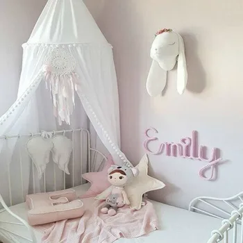 Baby Bed Canopy Bedcover Round Mosquito Net Curtain Bedd Open door high quality Cotton dome hanging drop shipping s10 35
Baby Bed Canopy Bedcover Round Mosquito Net Curtain Bedd Open door high quality Cotton dome hanging drop shipping s10 35