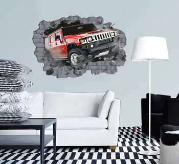 Large 3D Hummer Off-Road Cars Home Decorative Wall Stickers Boy Like Decal Sticker For Kids Transparent Poster Hot Sale
Large 3D Hummer Off-Road Cars Home Decorative Wall Stickers Boy Like Decal Sticker For Kids Transparent Poster Hot Sale