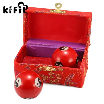 KIFIT Portable Chinese Health Daily Exercise Stress Relief Baoding Balls Relaxation Therapy Ying Yang Handballs Red Massage Tool
KIFIT Portable Chinese Health Daily Exercise Stress Relief Baoding Balls Relaxation Therapy Ying Yang Handballs Red Massage Tool