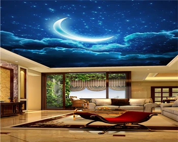 beibehang wallpapers for living room Personalized painting style night sky moon stars living room bedroom zenith mural behang
beibehang wallpapers for living room Personalized painting style night sky moon stars living room bedroom zenith mural behang