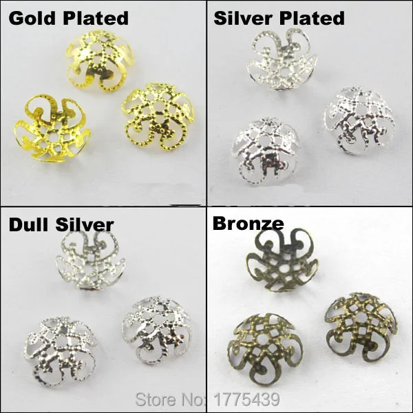 Free Shipping Jewelry Finding 10MM 5Leaf Hollow Flower End Beads Caps Gold Silver Bronze Nickel Plated(200Pcs=1Lot ! )
Free Shipping Jewelry Finding 10MM 5Leaf Hollow Flower End Beads Caps Gold Silver Bronze Nickel Plated(200Pcs=1Lot ! )