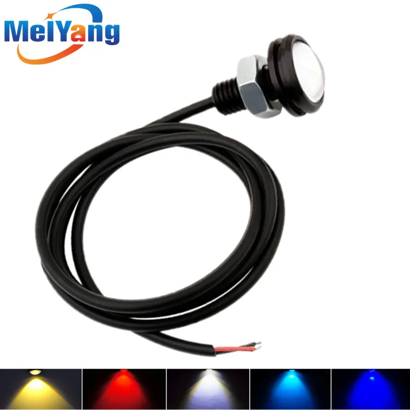 

Car DIY 2.3Cm 9W 6000K 500-Lumen White/Red/Yellow/Blue/Green Waterproof Eagle Eye LED Daytime Running/Brake Lamps (DC 12V)