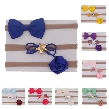 HOT!! 3Pcs Cute Infant Kids Baby Girls Bow Knot Hairband Headband Accessories Set Barrettes Headwear bandeau bebe Lowest Price
HOT!! 3Pcs Cute Infant Kids Baby Girls Bow Knot Hairband Headband Accessories Set Barrettes Headwear bandeau bebe Lowest Price