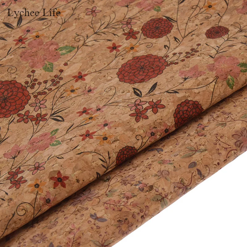 Lychee Life 42x30cm Vintage Flower Printed Soft Cork Fabric Handmade Sewing Fabric For Garment Bow Handbags DIY Crafts Materials
Lychee Life 42x30cm Vintage Flower Printed Soft Cork Fabric Handmade Sewing Fabric For Garment Bow Handbags DIY Crafts Materials
