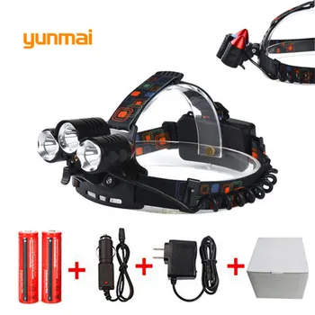 9000Lm CREE XML T6+2Q5 LED Headlight Headlamp Head Lamp Light 4-mode torch+2x18650 battery+EU/US/UK/AU Car charger fishing Light
9000Lm CREE XML T6+2Q5 LED Headlight Headlamp Head Lamp Light 4-mode torch+2x18650 battery+EU/US/UK/AU Car charger fishing Light