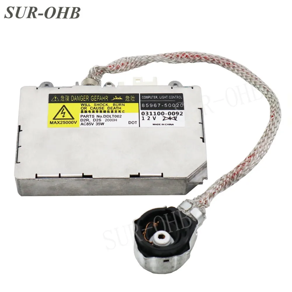 Original OEM KDLT002 85967-50020 D2S D2R 35W HID XENON Ballast and Ignitor for lexus headlight 8596750020 headlamp
Original OEM KDLT002 85967-50020 D2S D2R 35W HID XENON Ballast and Ignitor for lexus headlight 8596750020 headlamp
