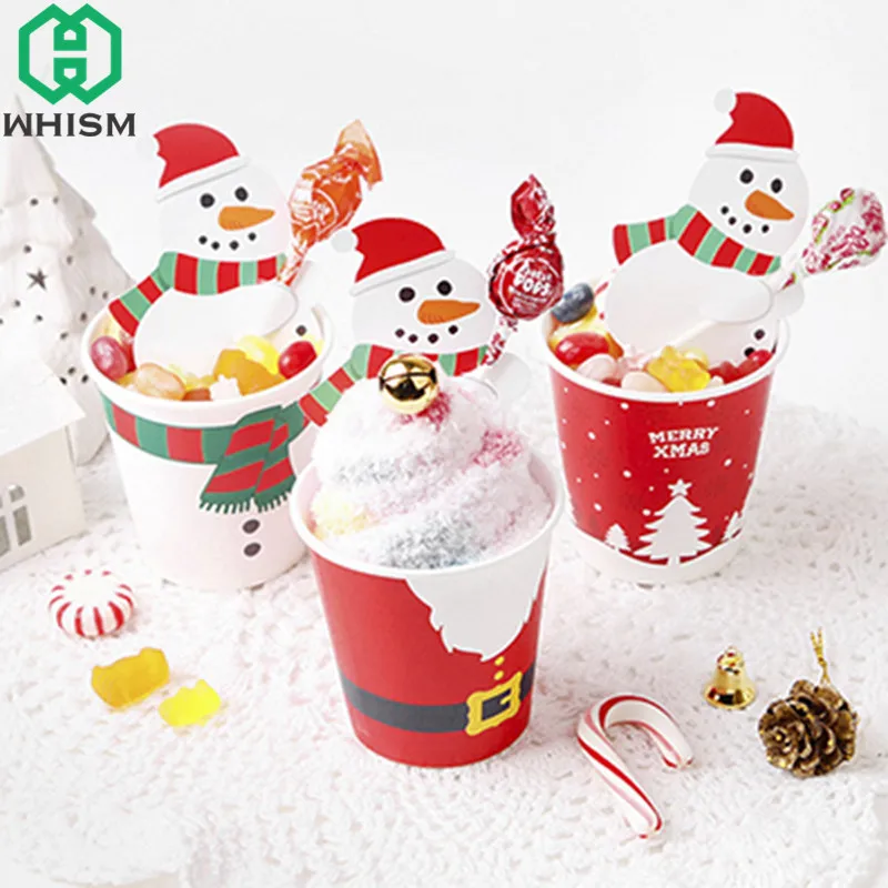 WHISM 50pcs Mini Lollipop Paper Card Decoration Penguin Santa Claus Birthday Xmas Party Favors Decor Kid's Christmas Candy Gifts
WHISM 50pcs Mini Lollipop Paper Card Decoration Penguin Santa Claus Birthday Xmas Party Favors Decor Kid's Christmas Candy Gifts