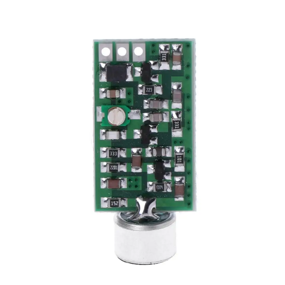 Transmitter Module 88MHZ-108MHZ 0.7-9V Mini Bug Wiretap Dictagraph Interceptor MIC V4.0 Core Board
Transmitter Module 88MHZ-108MHZ 0.7-9V Mini Bug Wiretap Dictagraph Interceptor MIC V4.0 Core Board