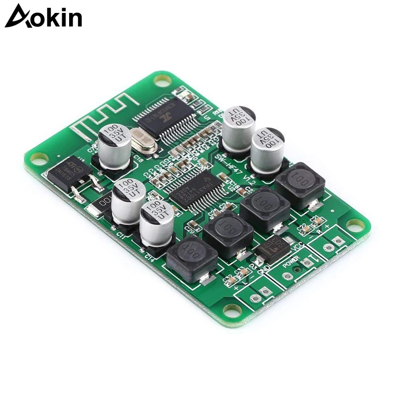 TPA3110 2x15W Bluetooth Audio Power Amplifier Board Dual Channel Amp Module for 4/6/8/10 Ohm Bluetooth Speaker Sound quality
TPA3110 2x15W Bluetooth Audio Power Amplifier Board Dual Channel Amp Module for 4/6/8/10 Ohm Bluetooth Speaker Sound quality
