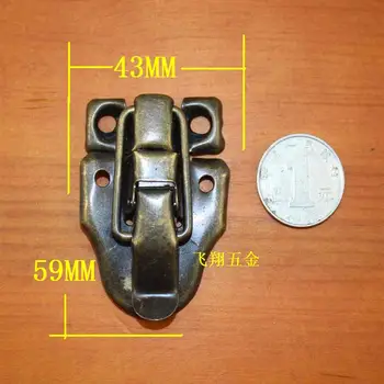 59*43mm Antique duckbill Hasp Toolbox Tin trunk Wooden box buckle Packaging Hardware Wholesale
59*43mm Antique duckbill Hasp Toolbox Tin trunk Wooden box buckle Packaging Hardware Wholesale