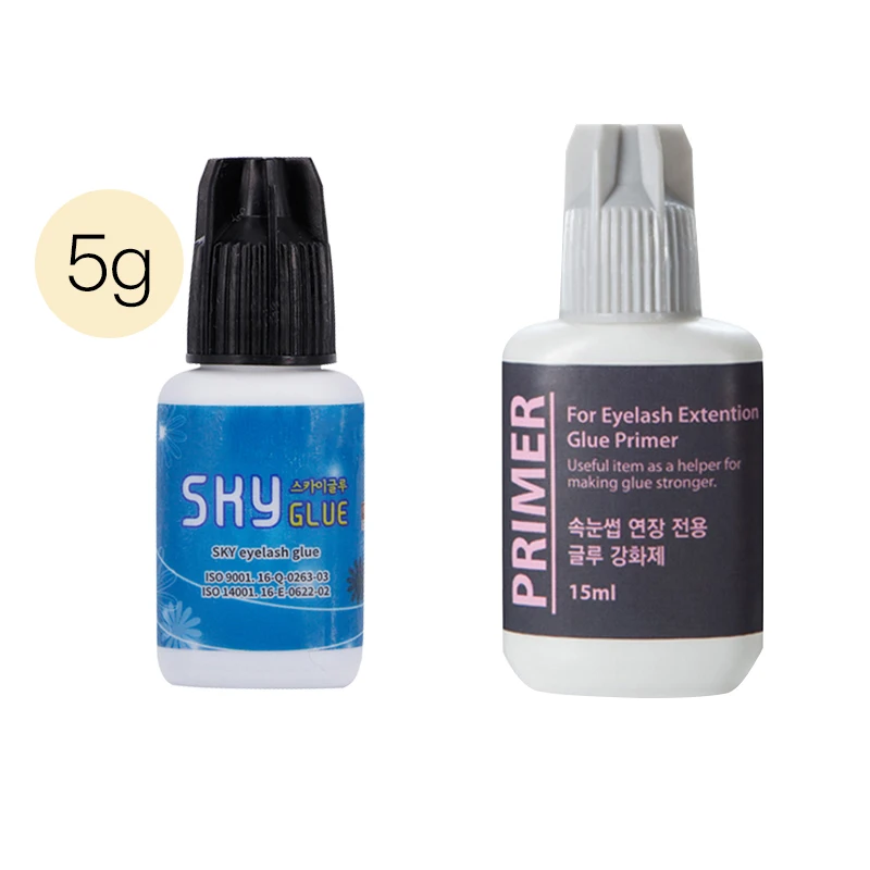 5g SKY glue and 15ml Glue Primer Used on Roots of False Eyelashes Make Eyelash Glue stronger Keep Lashes Stay Longer
5g SKY glue and 15ml Glue Primer Used on Roots of False Eyelashes Make Eyelash Glue stronger Keep Lashes Stay Longer