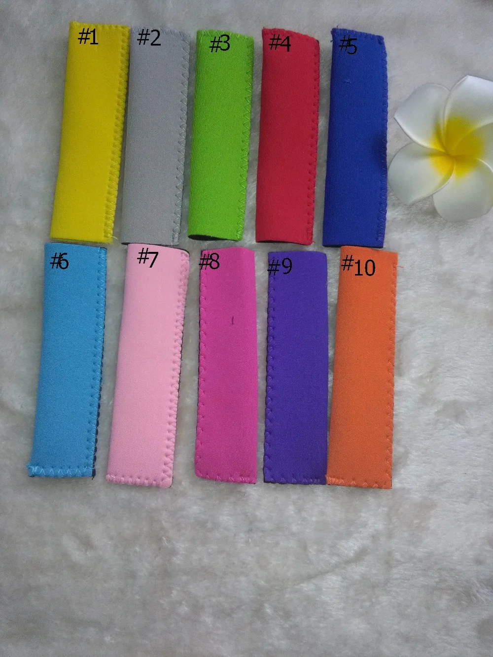 60pcs Neoprene Ice Popsicle Sleeve Pop Holders, Ice Lolly, Ice Block No package edge
60pcs Neoprene Ice Popsicle Sleeve Pop Holders, Ice Lolly, Ice Block No package edge