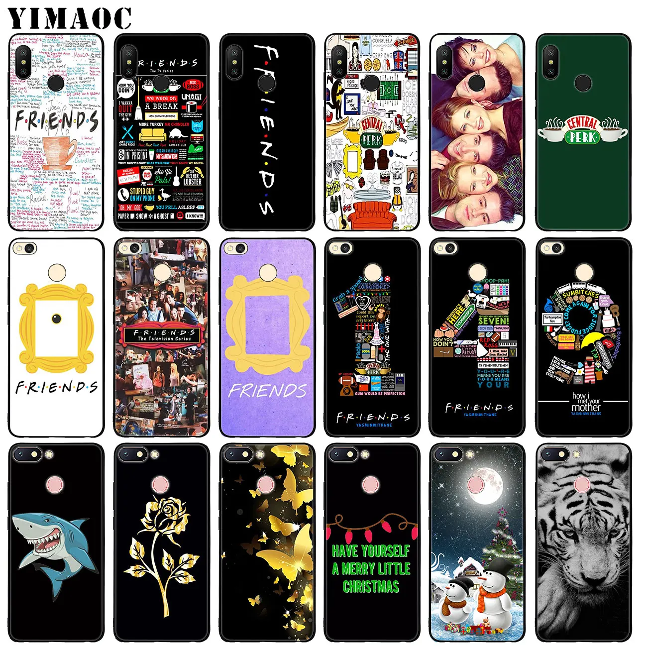 YIMAOC Friends Season TV Soft Silicone Phone Case for Xiaomi Mi 9 8 A2 Lite A1 6 pocophone f1 MAX 3 Black flower mi9 mi8 mia2
YIMAOC Friends Season TV Soft Silicone Phone Case for Xiaomi Mi 9 8 A2 Lite A1 6 pocophone f1 MAX 3 Black flower mi9 mi8 mia2