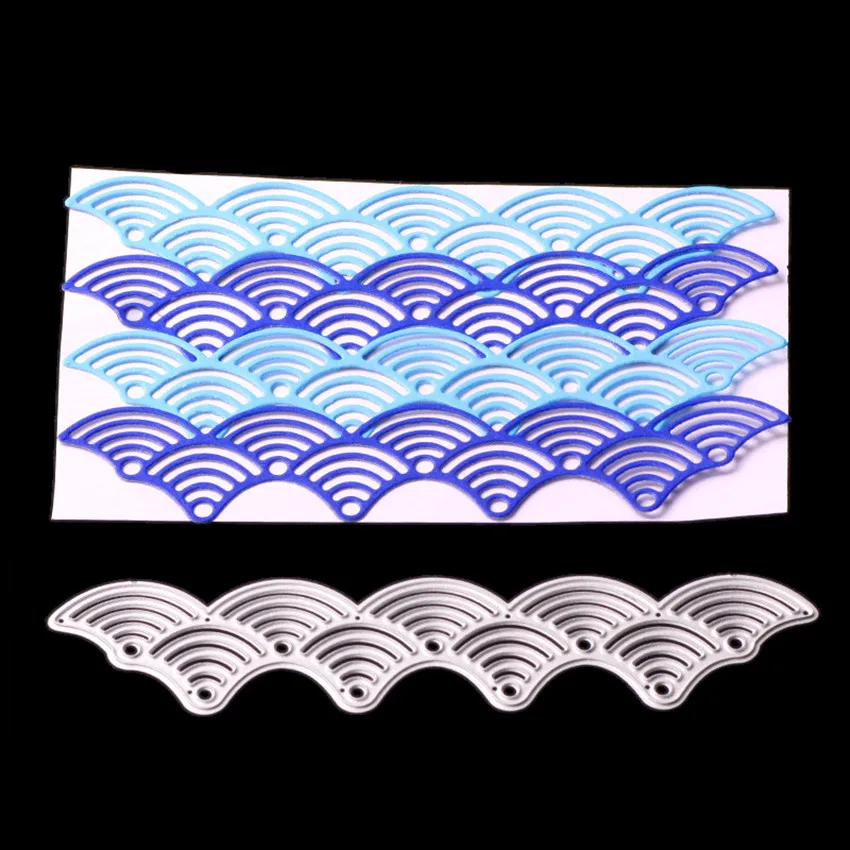 Sea Wave Metal Cutting Dies For Scrapbooking DIY Photo Album Paper Cards Diary Notebook Making Templates Cutting Tools CDK260
Sea Wave Metal Cutting Dies For Scrapbooking DIY Photo Album Paper Cards Diary Notebook Making Templates Cutting Tools CDK260