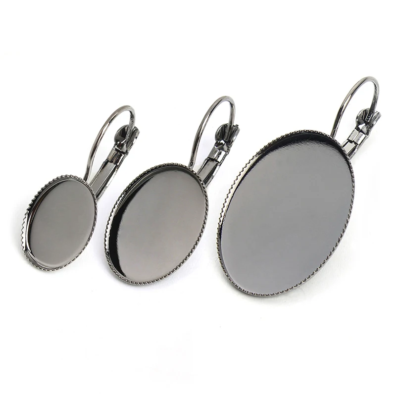 10pcs/lot Copper Oval Cabochon Earring Setting Blank French Lever Earring Base Cameo Bezels Tray DIY Jewelry Making Supply F3772
10pcs/lot Copper Oval Cabochon Earring Setting Blank French Lever Earring Base Cameo Bezels Tray DIY Jewelry Making Supply F3772