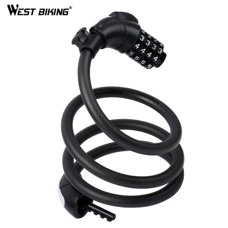 WEST BIKING MTB Road Bike Lock Anti-theft Bicycle Password Lock Bike Accessories 5 Digit Security Steel Cable Cycling Code Lock
WEST BIKING MTB Road Bike Lock Anti-theft Bicycle Password Lock Bike Accessories 5 Digit Security Steel Cable Cycling Code Lock