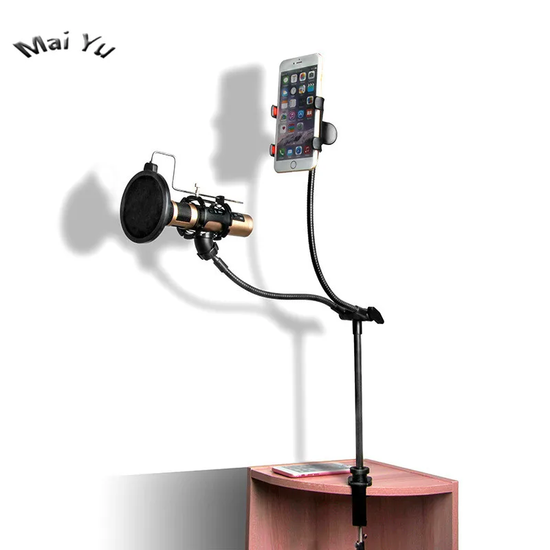 Professional Metal Mobile Phone Stand Microphone Shock Mount Handheld Microfone for Living Recording Show Microphones MV-39
Professional Metal Mobile Phone Stand Microphone Shock Mount Handheld Microfone for Living Recording Show Microphones MV-39