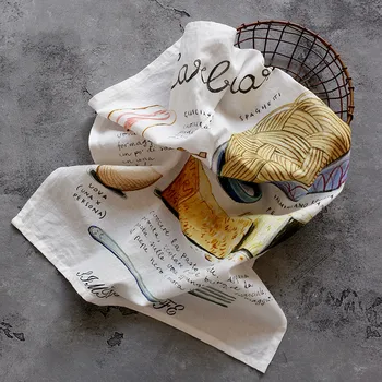 DUNXDECO Table Placemat Cotton Tea Towel Napkin Delicious Food Painting Words Plate Dinner Desk Accessories Wall Hanging Fabric
DUNXDECO Table Placemat Cotton Tea Towel Napkin Delicious Food Painting Words Plate Dinner Desk Accessories Wall Hanging Fabric