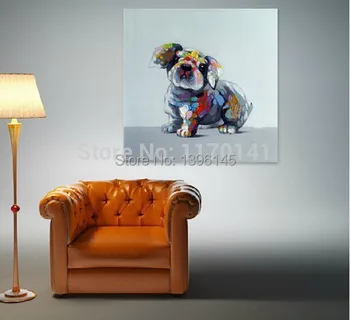 Free Shipping Wall Pictures For Living Room Hand Painted Lovely Pet Animal Oil Paintings on Canvas Dog Art Best Family 1pc
Free Shipping Wall Pictures For Living Room Hand Painted Lovely Pet Animal Oil Paintings on Canvas Dog Art Best Family 1pc