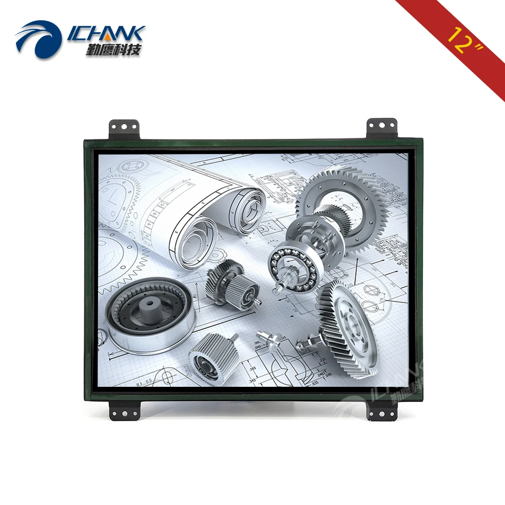 K120TN-DV2/12.1" inch 1024x768 4:3 Metal Shell Open Frame DVI Monitor/12" VGA Embedded Power On Boot LCD Screen Display Monitor
K120TN-DV2/12.1" inch 1024x768 4:3 Metal Shell Open Frame DVI Monitor/12" VGA Embedded Power On Boot LCD Screen Display Monitor